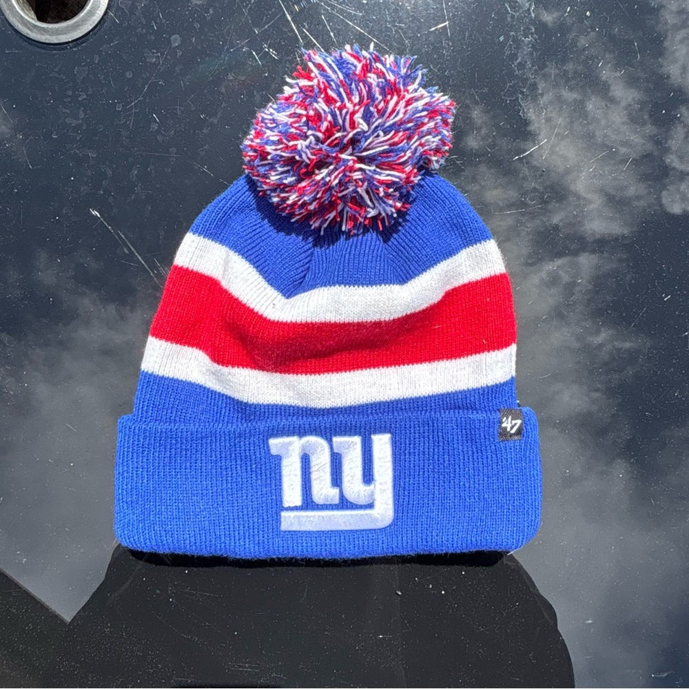 Blue and Red giants Beanie
